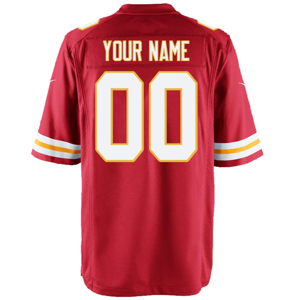 Kansas City Chiefs Youth Custom Game Jersey | NFL New