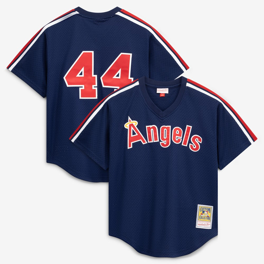 Reggie Jackson California Angels Mitchell & Ness Authentic Batting Practice Jersey - MLB Jerseys