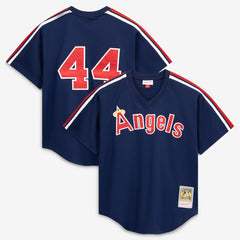 Reggie Jackson California Angels Mitchell & Ness Authentic Batting Practice Jersey - MLB Jerseys