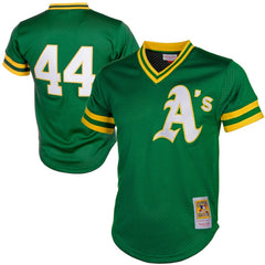 Reggie Jackson Athletics Mitchell & Ness Authentic Batting Practice Jersey - MLB Jerseys