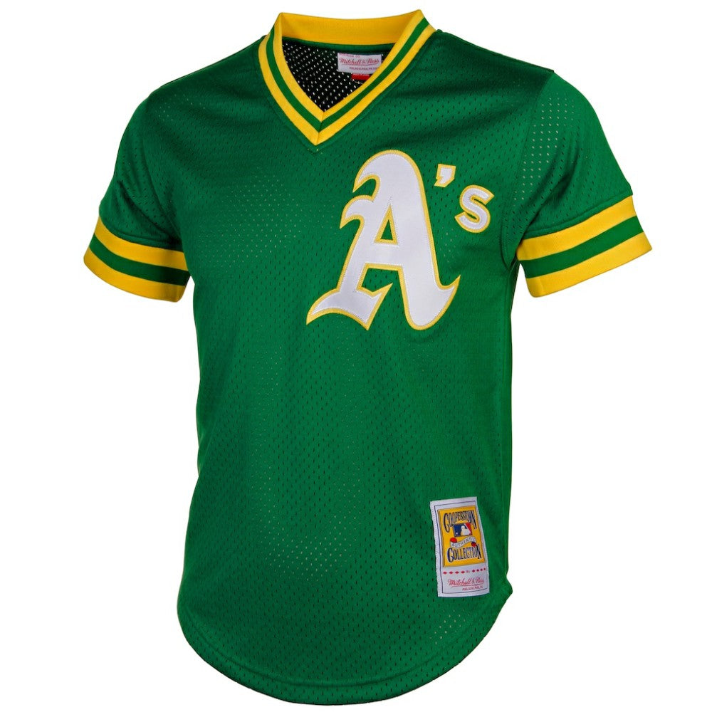 Reggie Jackson Athletics Mitchell & Ness Authentic Batting Practice Jersey - MLB Jerseys