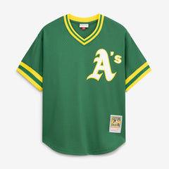 Rickey Henderson Athletics Mitchell & Ness Authentic Batting Practice Jersey - MLB Jerseys