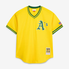 Rickey Henderson Athletics Mitchell & Ness Authentic Batting Practice Jersey - MLB Jerseys