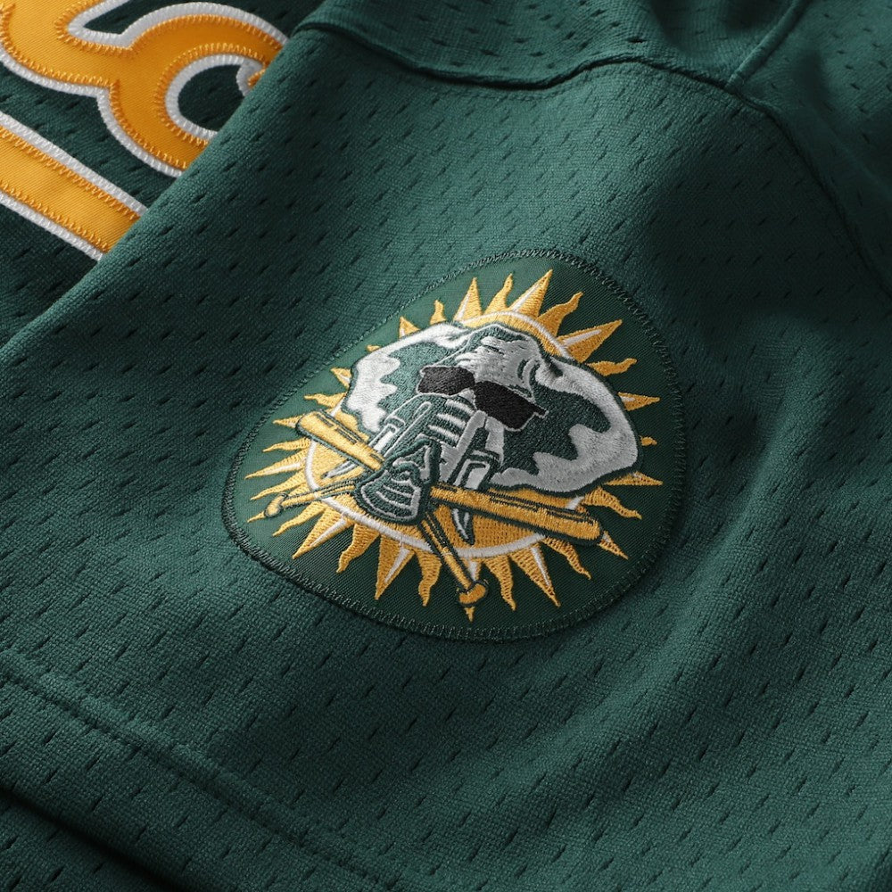Rickey Henderson Athletics Mitchell & Ness Authentic Batting Practice Jersey - MLB Jerseys