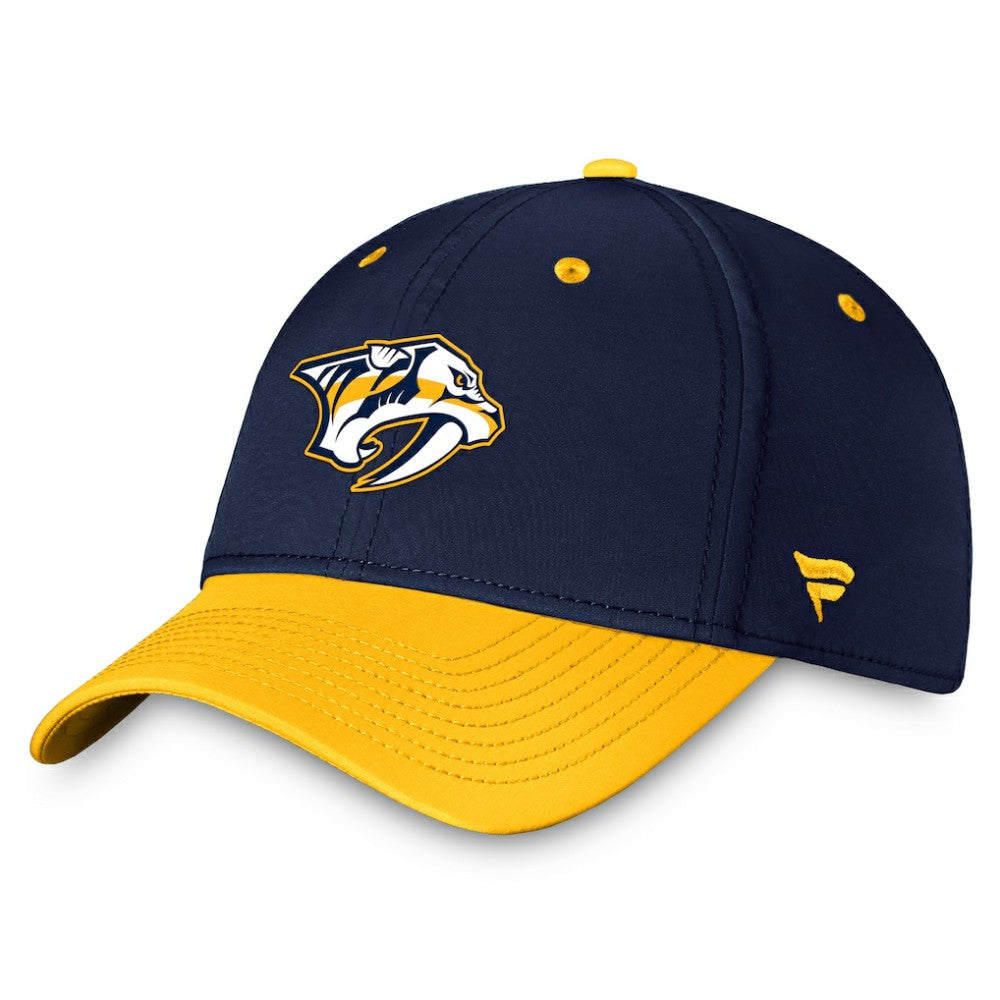 Nashville Predators Fanatics Authentic Pro Rink Two-Tone Flex Hat – Navy/Gold -  NHL Hats