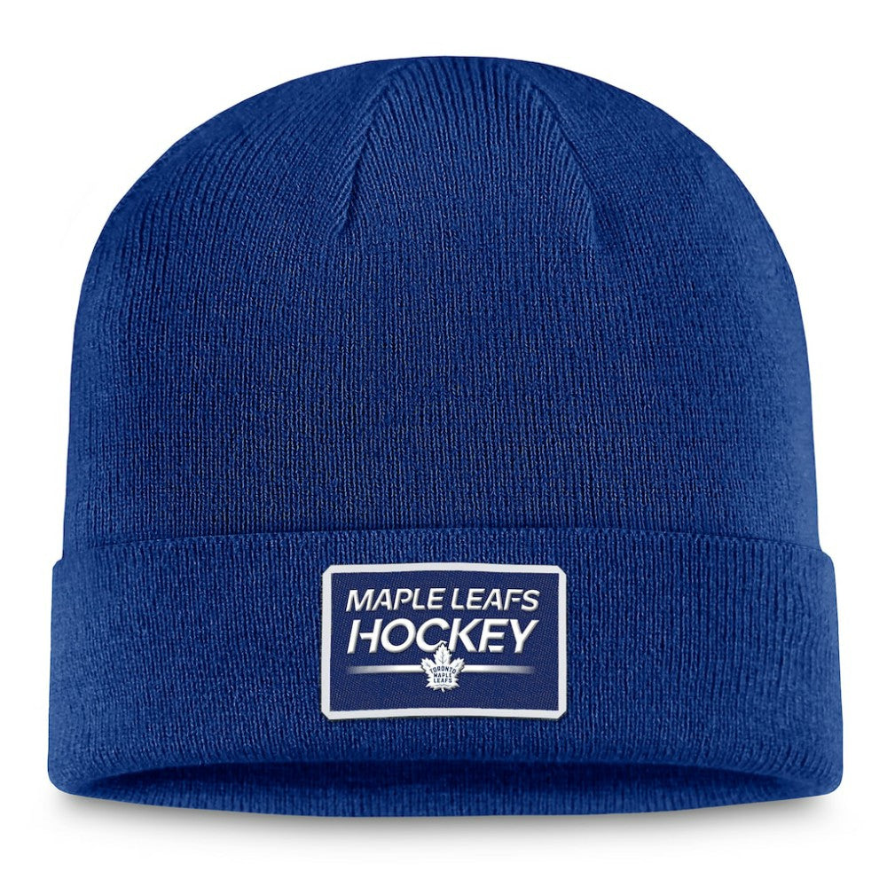 Toronto Maple Leafs Fanatics Authentic Pro Cuffed Knit Hat – Blue -  NHL Hats