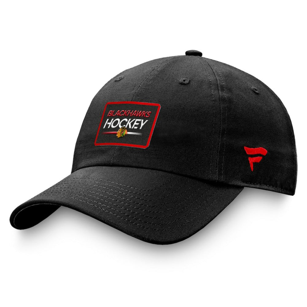 Chicago Blackhawks Fanatics Authentic Pro Prime Adjustable Hat – Black -  NHL Hats