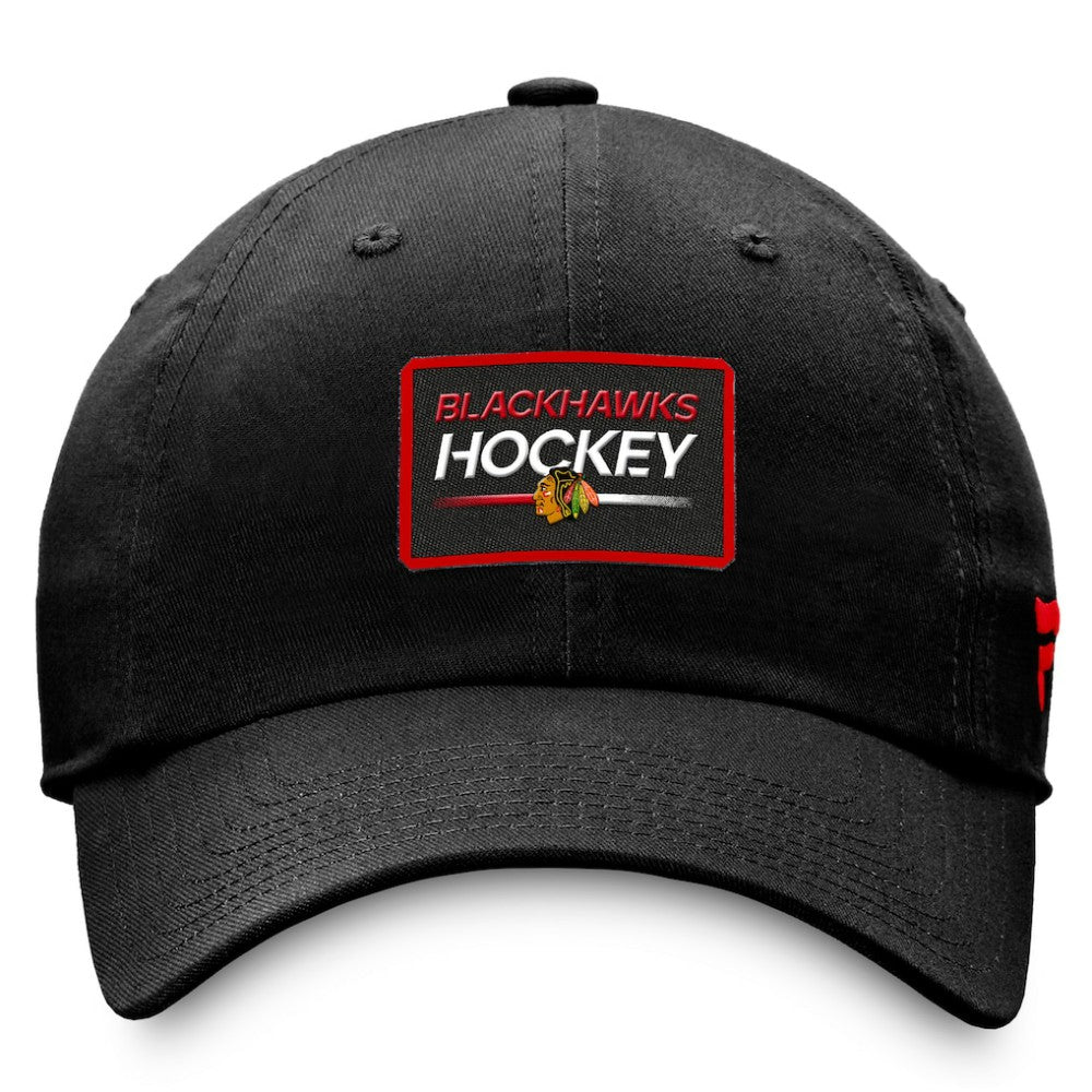 Chicago Blackhawks Fanatics Authentic Pro Prime Adjustable Hat – Black -  NHL Hats