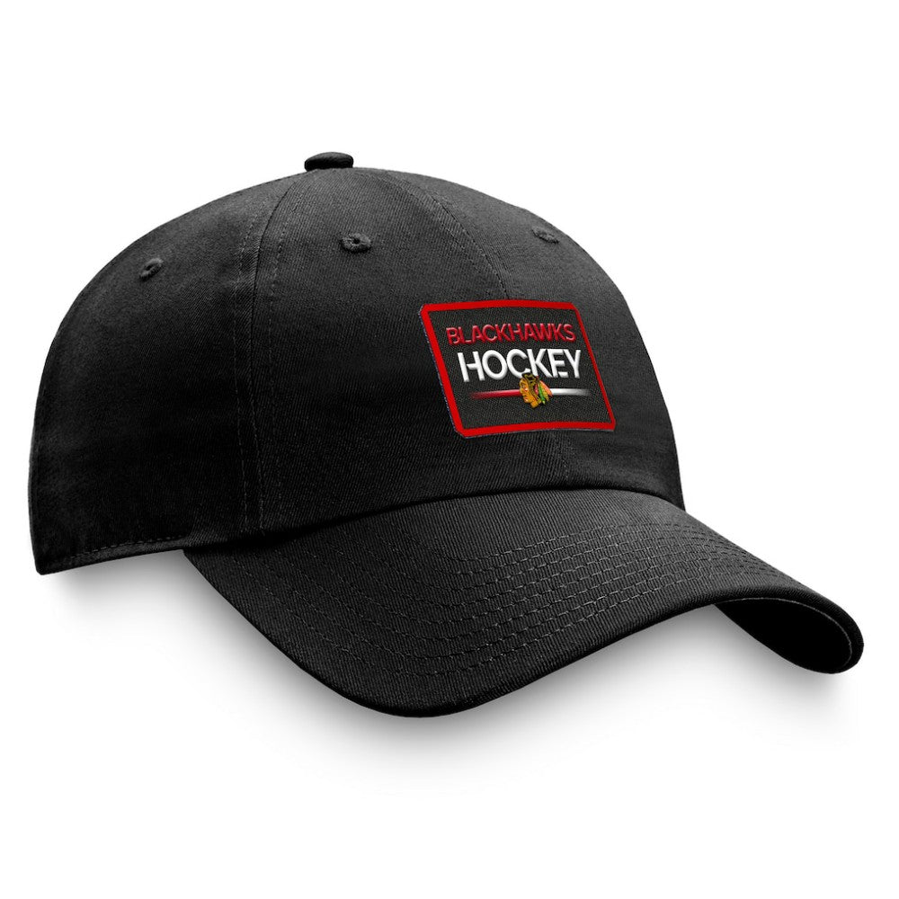 Chicago Blackhawks Fanatics Authentic Pro Prime Adjustable Hat – Black -  NHL Hats