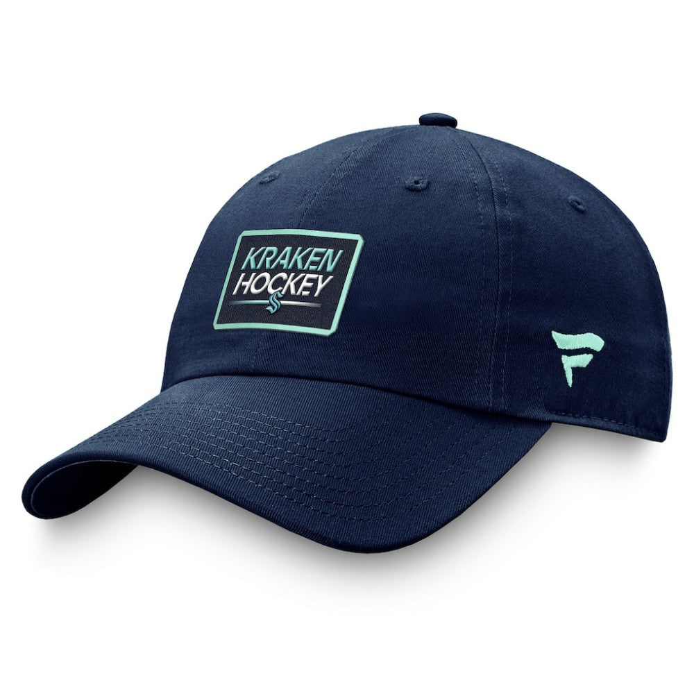 Seattle Kraken Fanatics Authentic Pro Prime Adjustable Hat – Deep Sea Blue -  NHL Hats