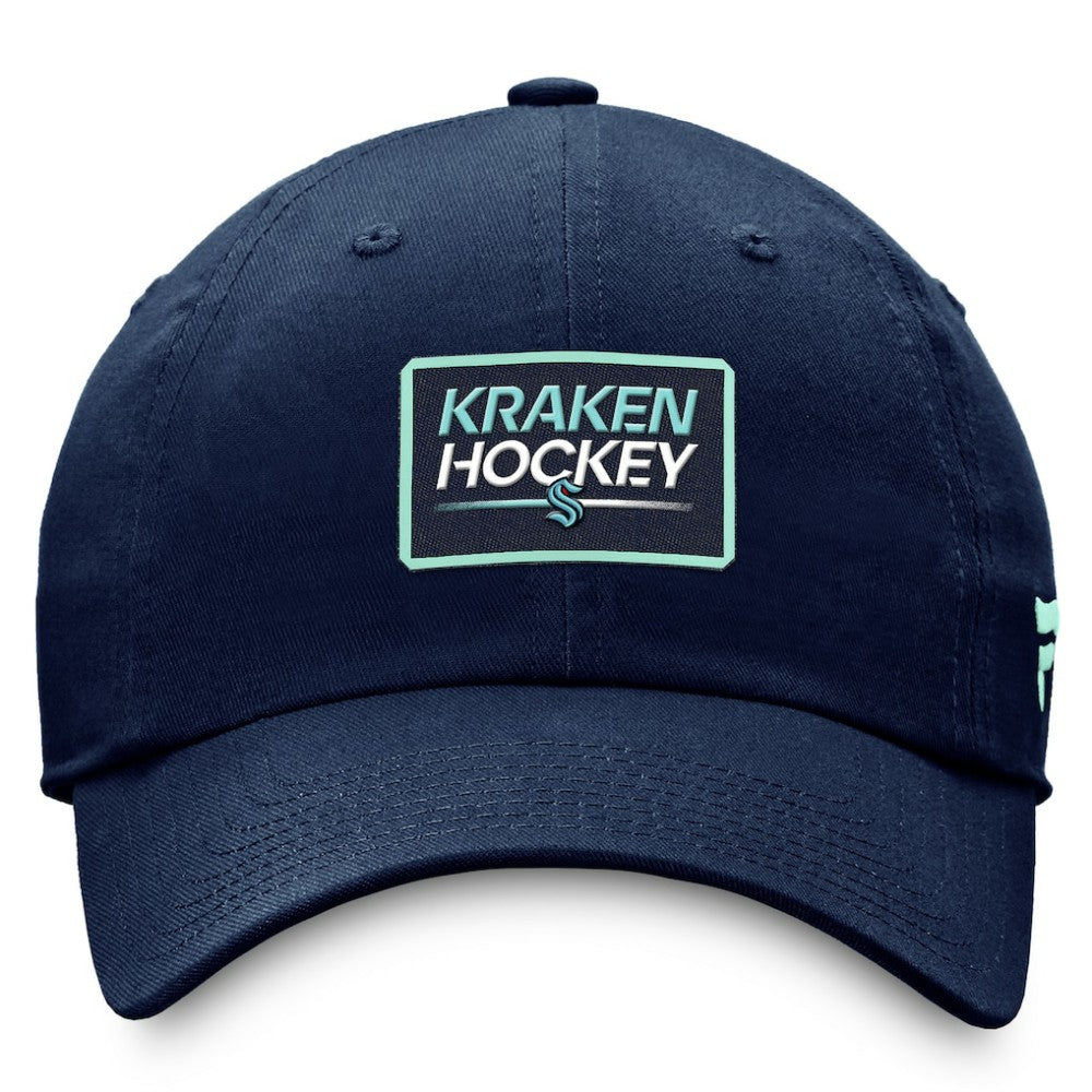 Seattle Kraken Fanatics Authentic Pro Prime Adjustable Hat – Deep Sea Blue -  NHL Hats