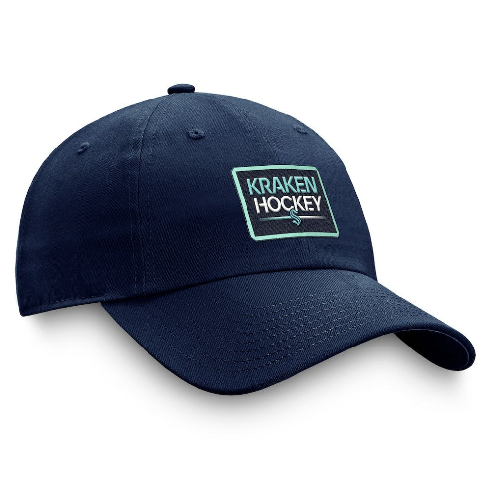 Seattle Kraken Fanatics Authentic Pro Prime Adjustable Hat – Deep Sea Blue -  NHL Hats