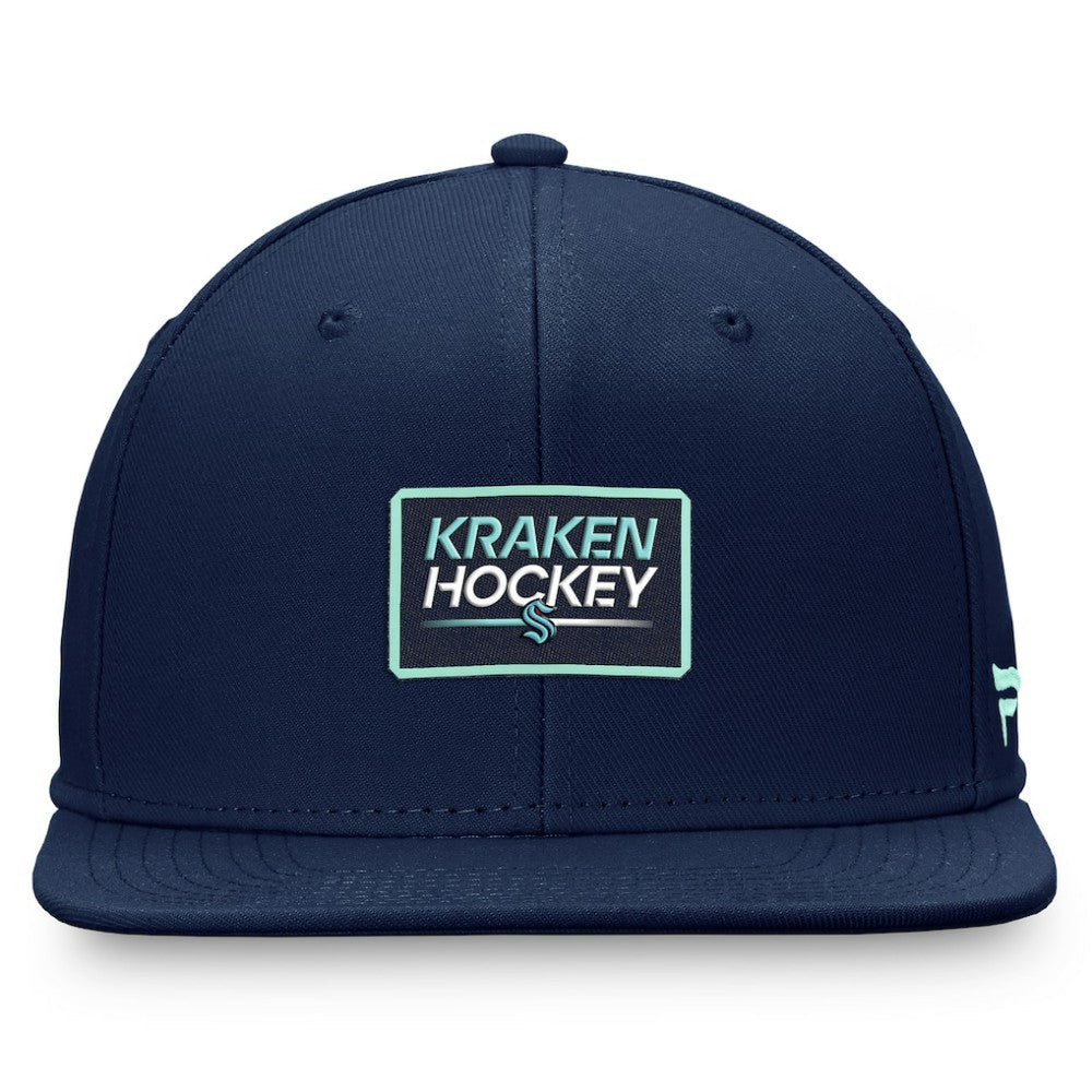 Seattle Kraken Fanatics Authentic Pro Prime Snapback Hat – Deep Sea Blue -  NHL Hats