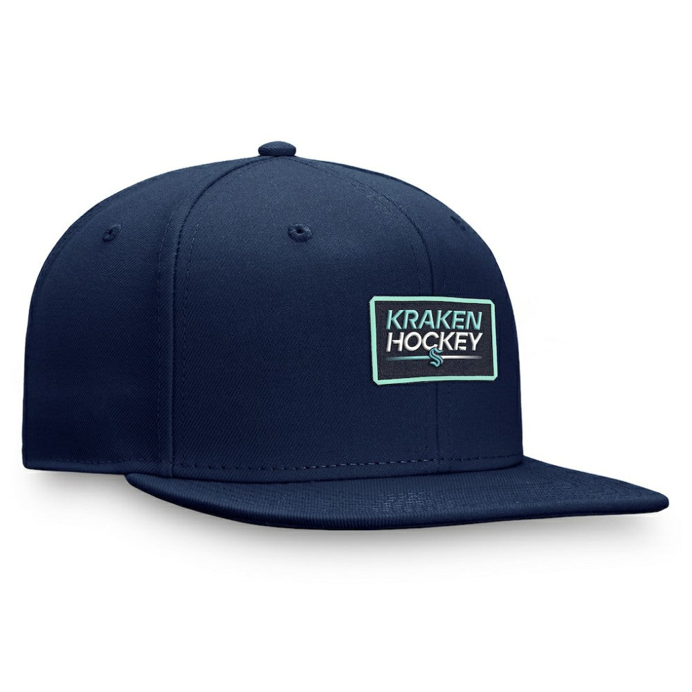 Seattle Kraken Fanatics Authentic Pro Prime Snapback Hat – Deep Sea Blue -  NHL Hats