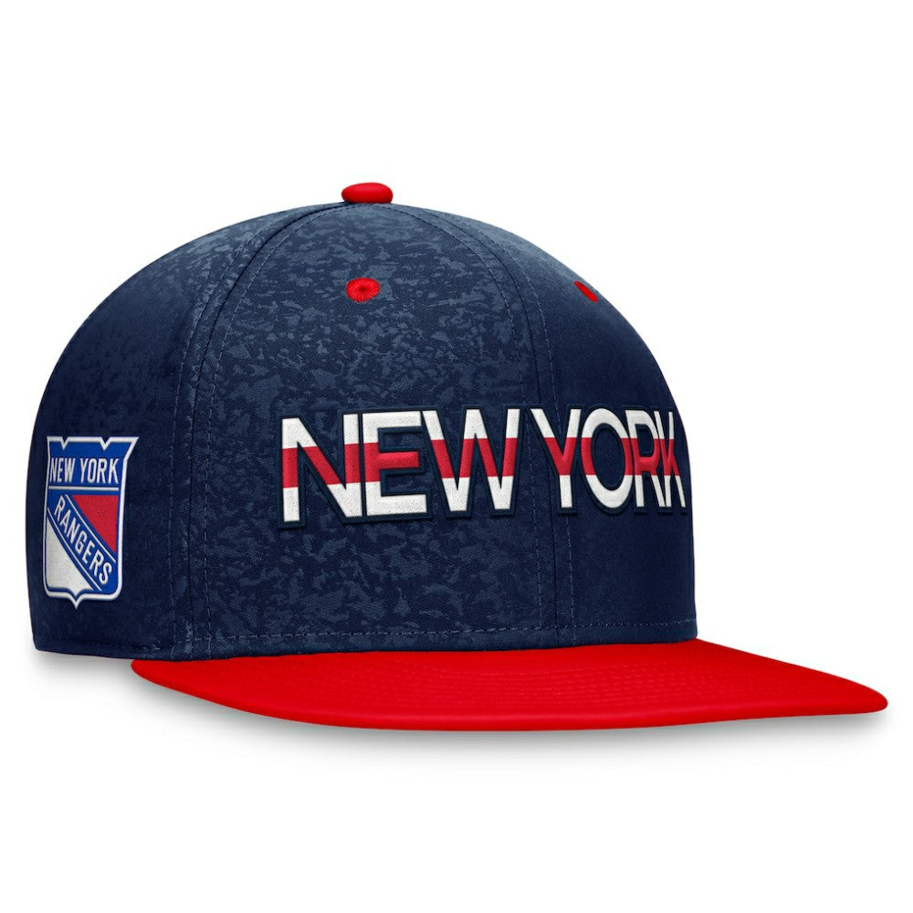 New York Rangers Fanatics Authentic Pro Rink Two-Tone Snapback Hat – Navy/ Red -  NHL Hats