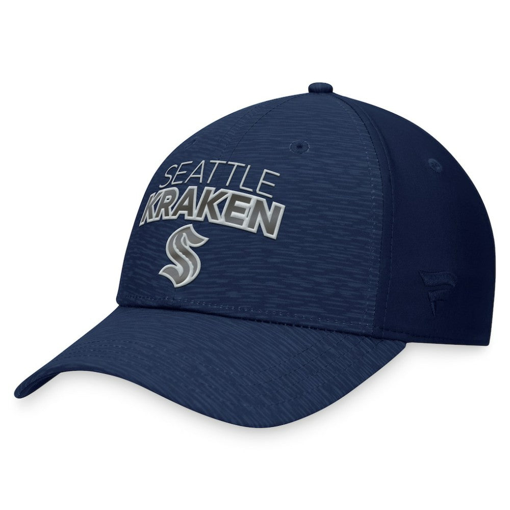 Seattle Kraken Fanatics Authentic Pro Road Stack Logo Flex Hat -  NHL Hats