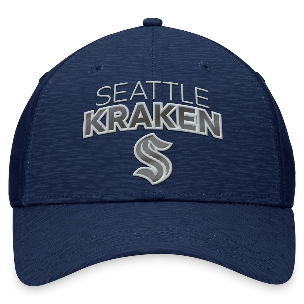 Seattle Kraken Fanatics Authentic Pro Road Stack Logo Flex Hat -  NHL Hats