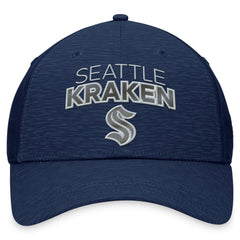 Seattle Kraken Fanatics Authentic Pro Road Stack Logo Flex Hat -  NHL Hats