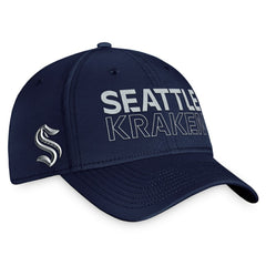 Seattle Kraken Fanatics Authentic Pro Road Flex Hat – Deep Sea Blue -  NHL Hats