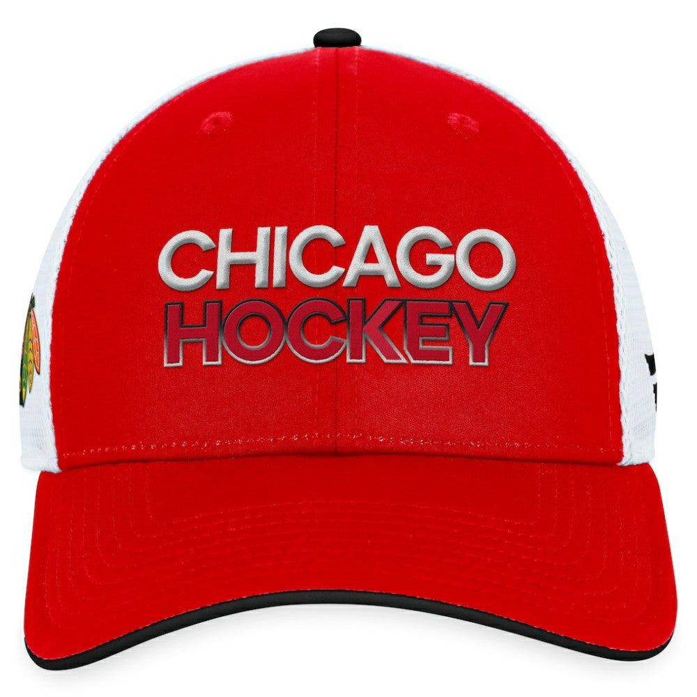 Chicago Blackhawks Fanatics Authentic Pro Rink Trucker Adjustable Hat -  NHL Hats