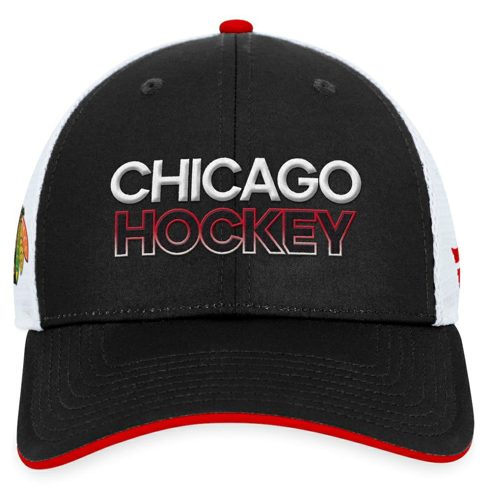 Chicago Blackhawks Fanatics Authentic Pro Rink Trucker Adjustable Hat -  NHL Hats