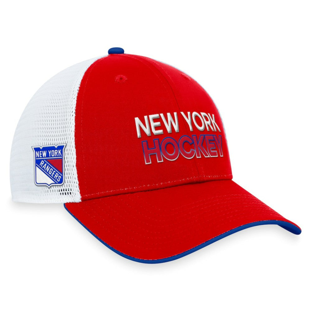 New York Rangers Fanatics Authentic Pro Rink Trucker Adjustable Hat -  NHL Hats