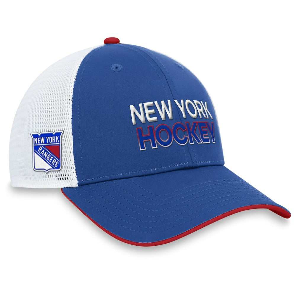 New York Rangers Fanatics Authentic Pro Rink Trucker Adjustable Hat -  NHL Hats