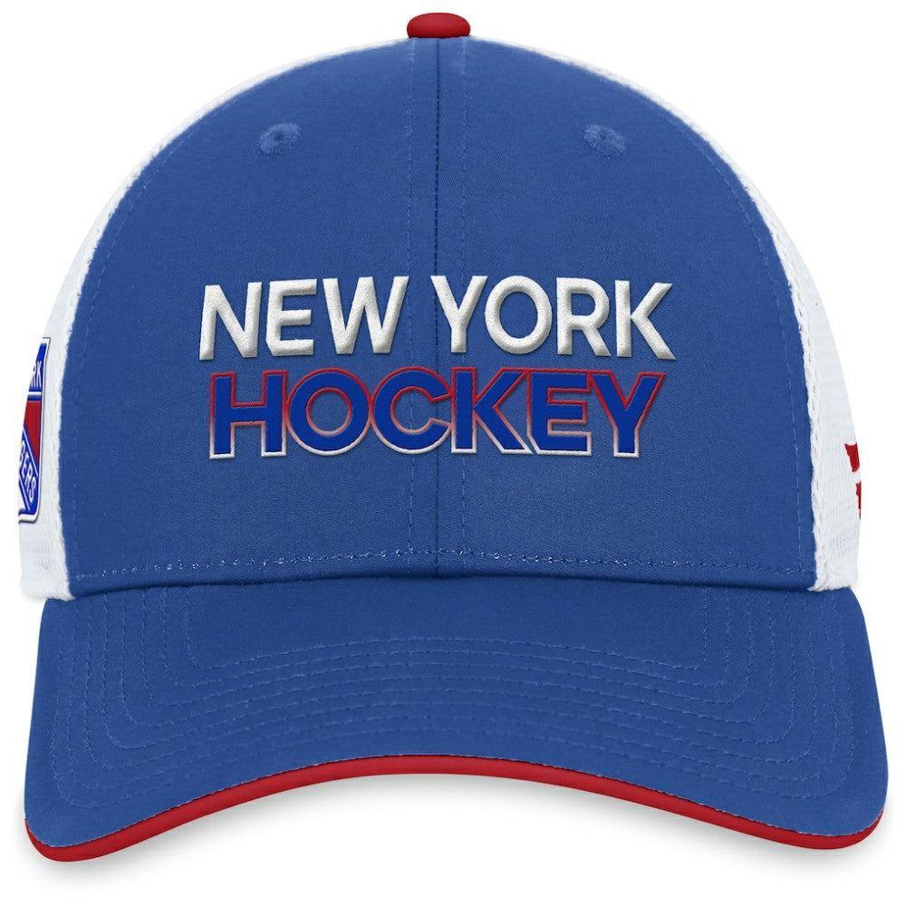 New York Rangers Fanatics Authentic Pro Rink Trucker Adjustable Hat -  NHL Hats