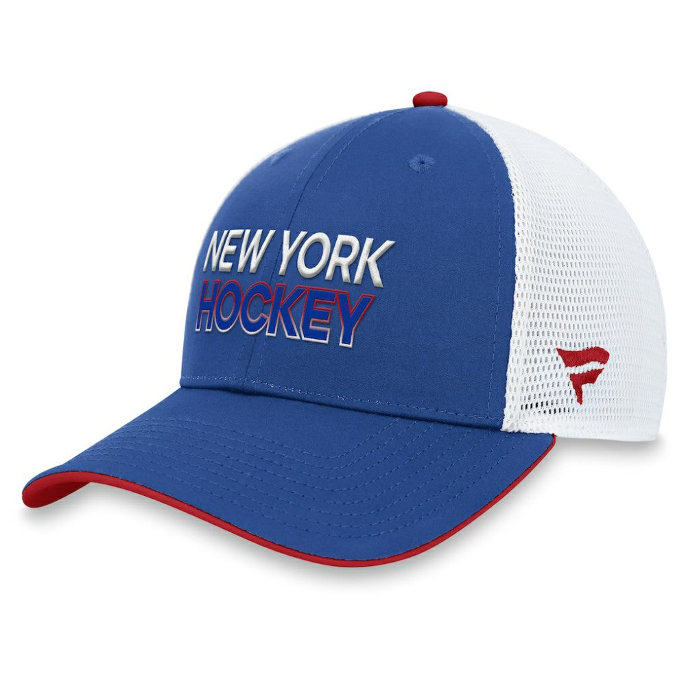 New York Rangers Fanatics Authentic Pro Rink Trucker Adjustable Hat -  NHL Hats