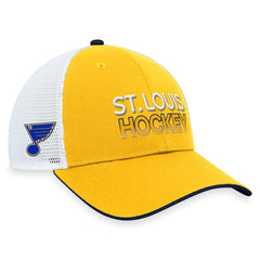 St. Louis Blues Fanatics Authentic Pro Rink Trucker Adjustable Hat -  NHL Hats