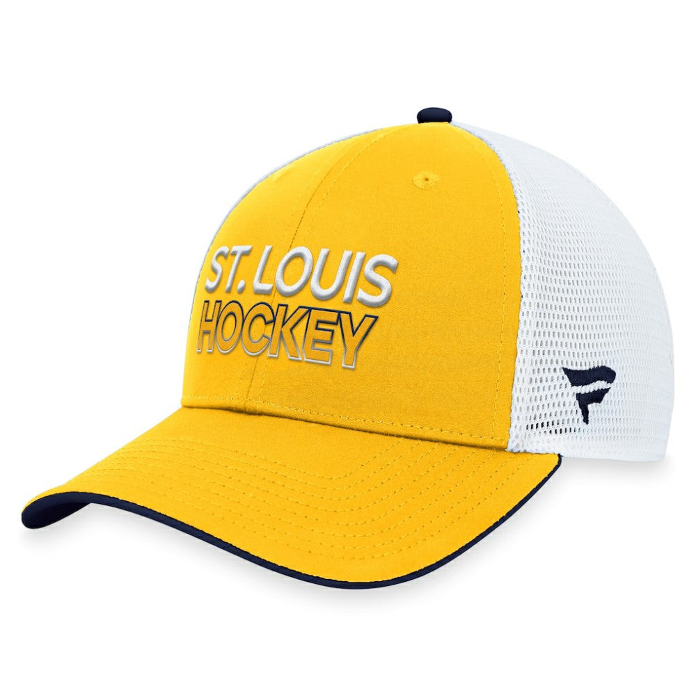 St. Louis Blues Fanatics Authentic Pro Rink Trucker Adjustable Hat -  NHL Hats