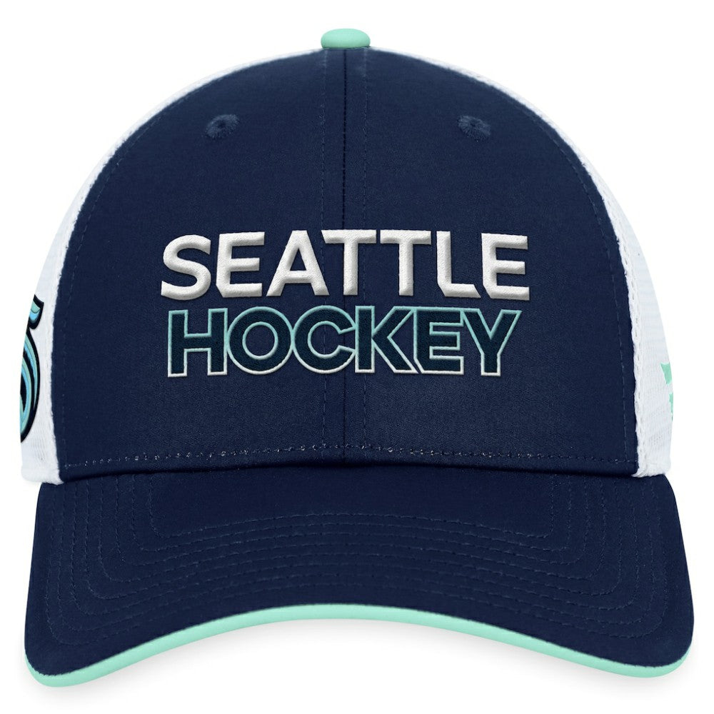Seattle Kraken Fanatics Authentic Pro Rink Trucker Adjustable Hat -  NHL Hats