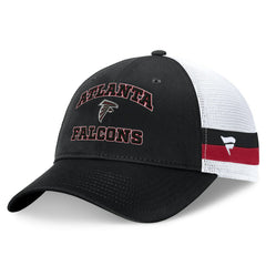 Atlanta Falcons Fundamentals Side Stripe Trucker Adjustable Hat | NFL Hot