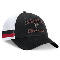 Atlanta Falcons Fundamentals Side Stripe Trucker Adjustable Hat | NFL Hot