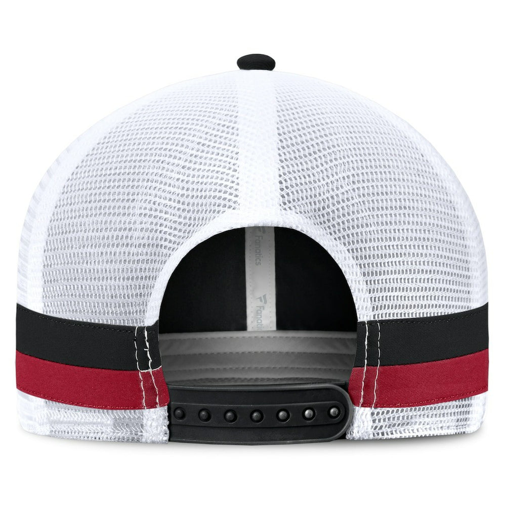 Atlanta Falcons Fundamentals Side Stripe Trucker Adjustable Hat | NFL Hot
