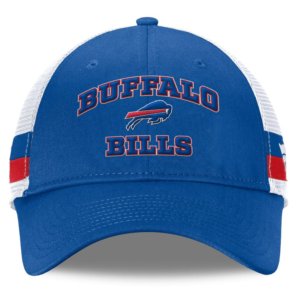 Buffalo Bills Fundamentals Side Stripe Trucker Adjustable Hat | NFL Online