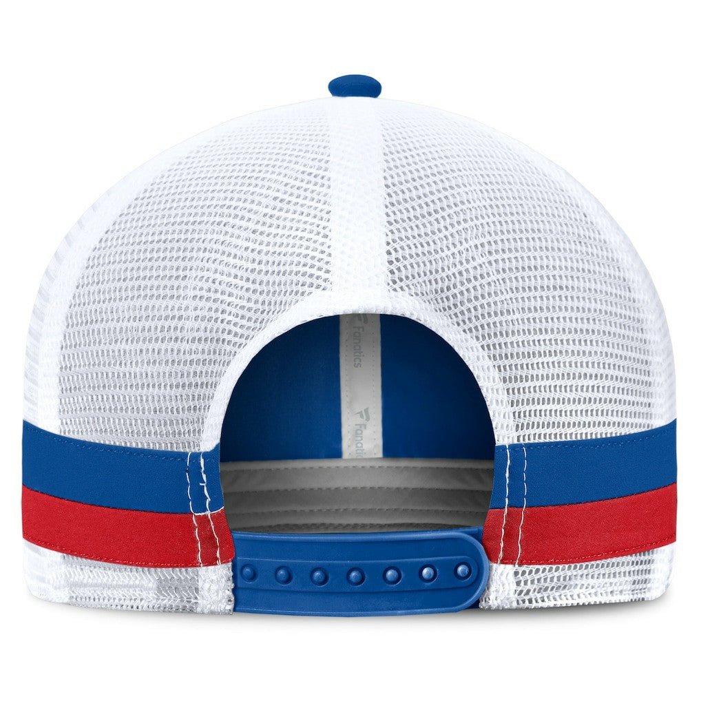 Buffalo Bills Fundamentals Side Stripe Trucker Adjustable Hat | NFL Online