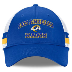 Los Angeles Rams Fundamentals Side Stripe Trucker Adjustable Hat | NFL On sale