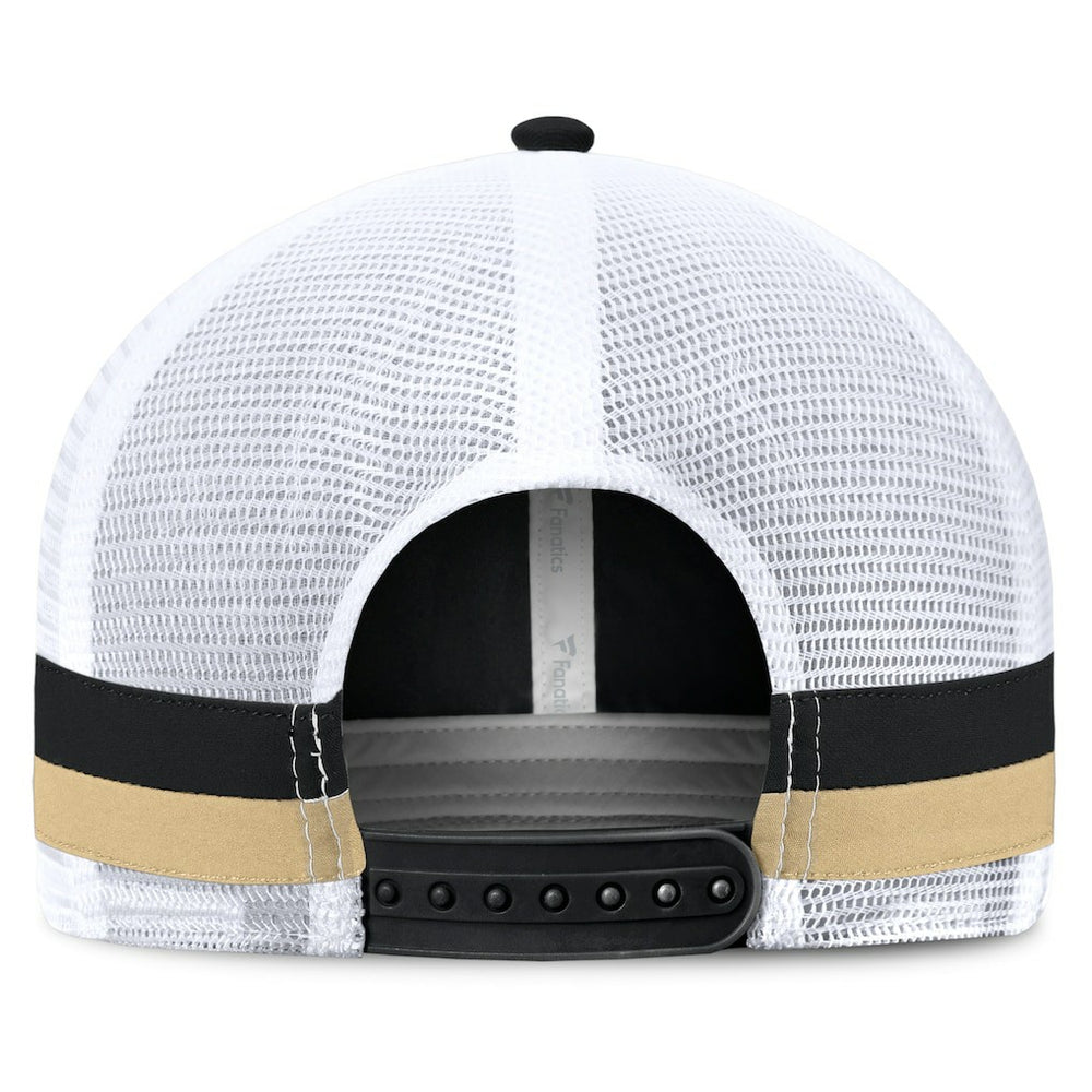 New Orleans Saints Fundamentals Side Stripe Trucker Adjustable Hat | NFL Online
