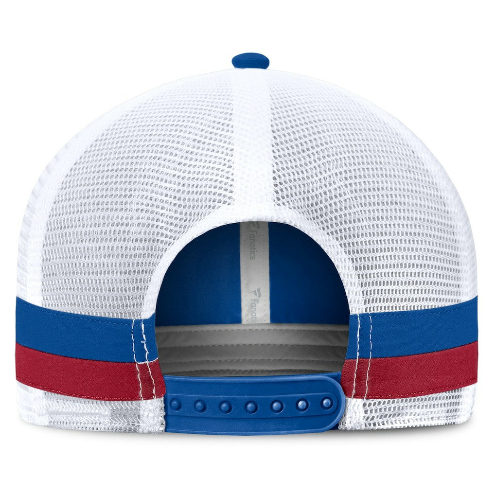 New York Giants Fundamentals Side Stripe Trucker Adjustable Hat | NFL Outlet