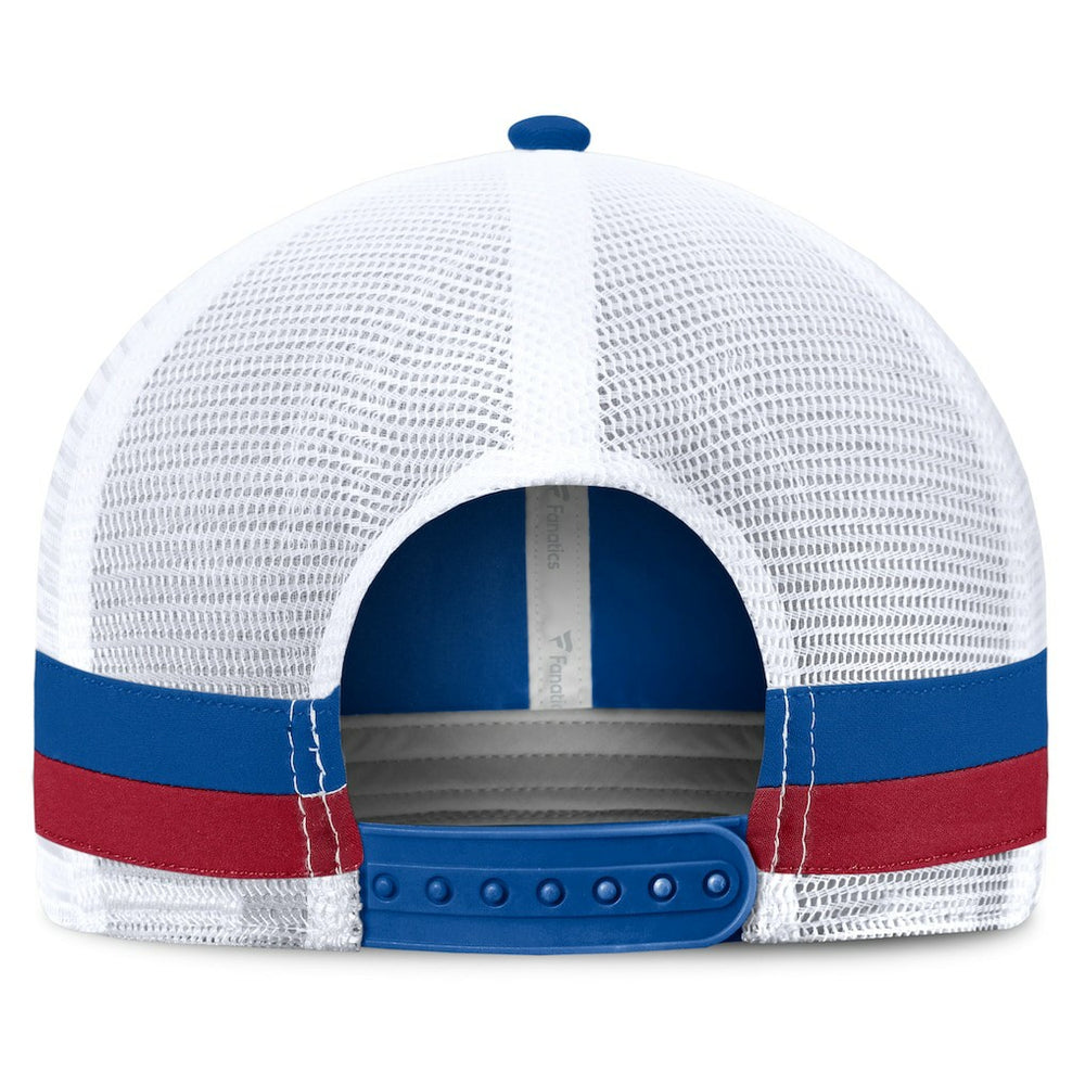 New York Giants Fundamentals Side Stripe Trucker Adjustable Hat | NFL Outlet
