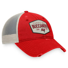 Tampa Bay Buccaneers Heritage Patch Trucker Adjustable Hat | NFL Outlet