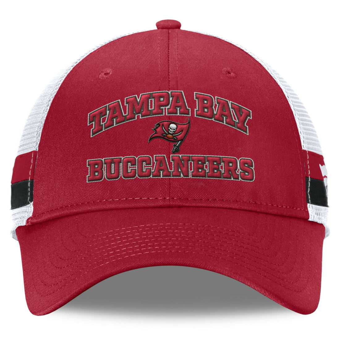 Tampa Bay Buccaneers Fundamentals Side Stripe Trucker Adjustable Hat | NFL Hot