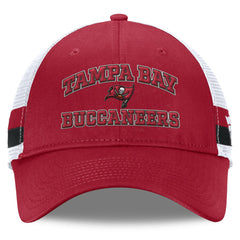 Tampa Bay Buccaneers Fundamentals Side Stripe Trucker Adjustable Hat | NFL Hot