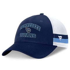 Tennessee Titans Fundamentals Side Stripe Trucker Adjustable Hat | NFL Discount