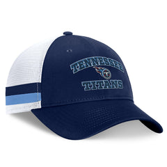 Tennessee Titans Fundamentals Side Stripe Trucker Adjustable Hat | NFL Discount