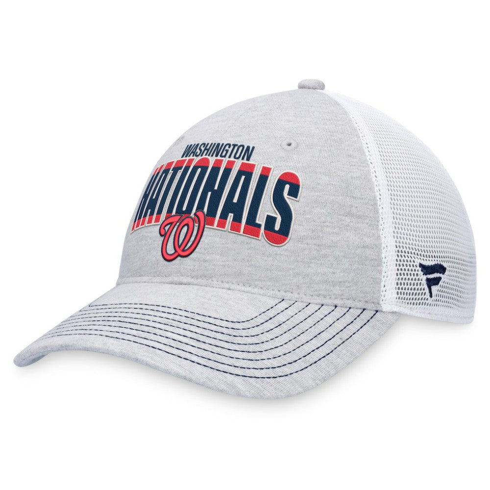 Washington Nationals Fanatics Logo Trucker Adjustable Hat - MLB Hats
