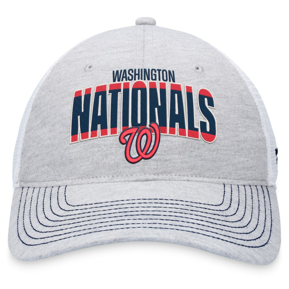 Washington Nationals Fanatics Logo Trucker Adjustable Hat - MLB Hats