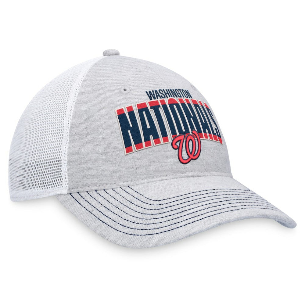 Washington Nationals Fanatics Logo Trucker Adjustable Hat - MLB Hats