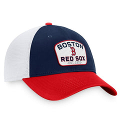 Boston Red Sox Fanatics Two-Tone Patch Trucker Adjustable Hat - MLB Hats